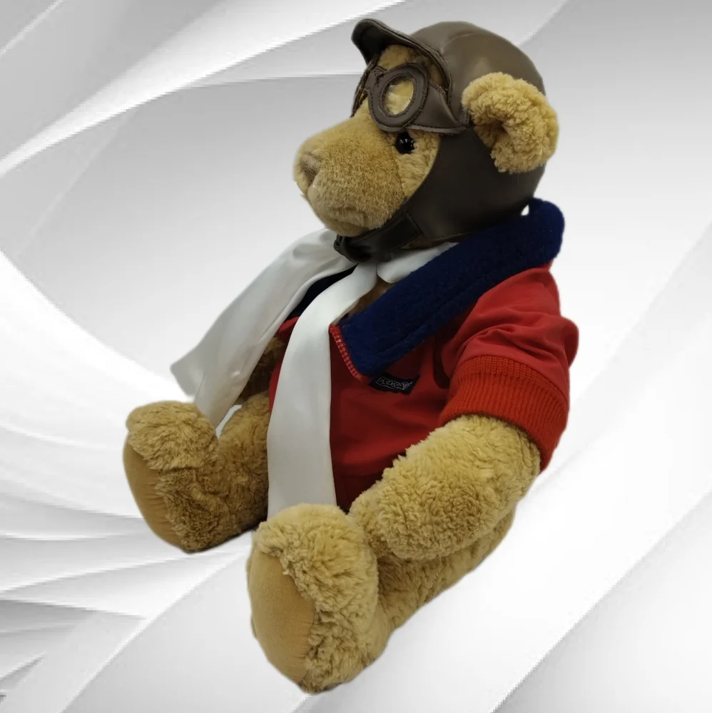 Lands End Gund~ Pilot Explorer Bear Bearon Von Ops Aviator Plush